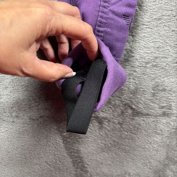 TuffRider Girl Embroidered Pull-On Riding Pants Breeches Purple Size 8 J106 - Picture 6 of 9